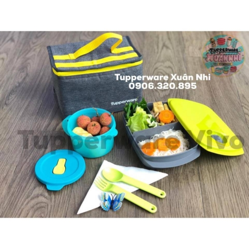 Bộ Hộp Cơm Dùng Trong Lò Vi Sóng Reheatable Divided – Tupperware