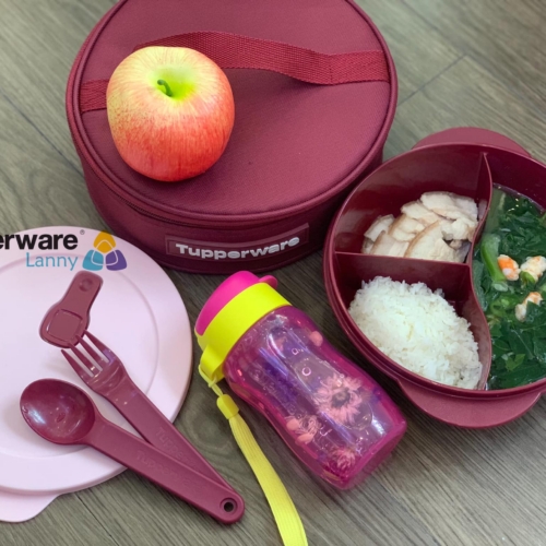Bộ Hộp Cơm Chia Ngăn Crystalwave Lunch Set – Tupperware